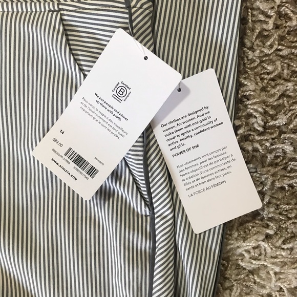 Athleta Brooklyn Textured Ankle Pant Size 14 - Picture 12 of 14